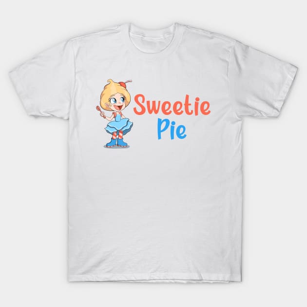 Sweet Cupcake Girl, Sweetie Pie T-Shirt by PaperRain